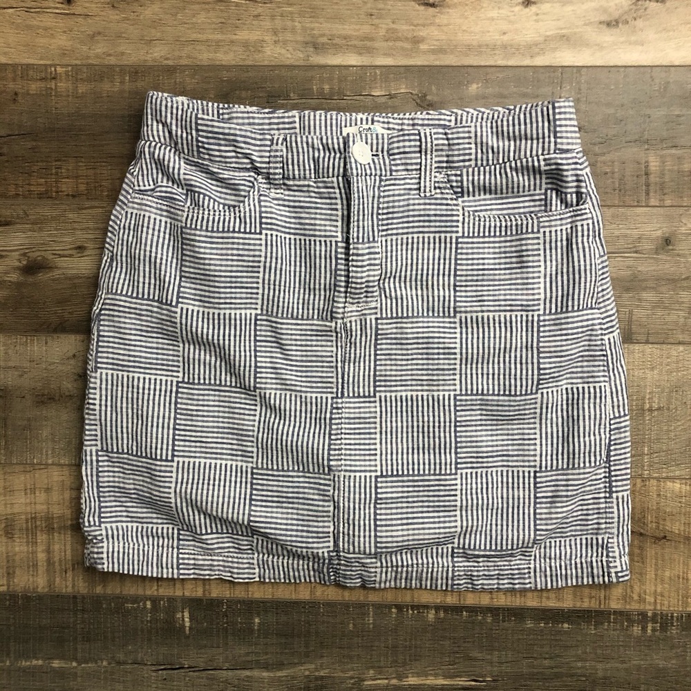 Croft&Barrow Checkered Skirt 10
